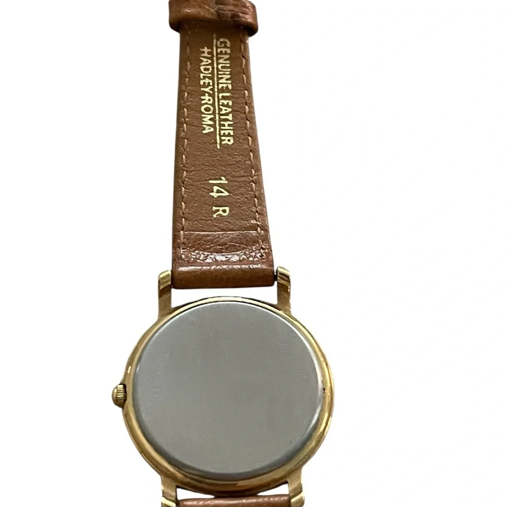 Vintige Jean 'Eve Swiss Quartz Triple Calendar  Moon Phase Watch